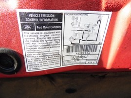 2000 MUSTANG RED GT AT 4.6 F19062